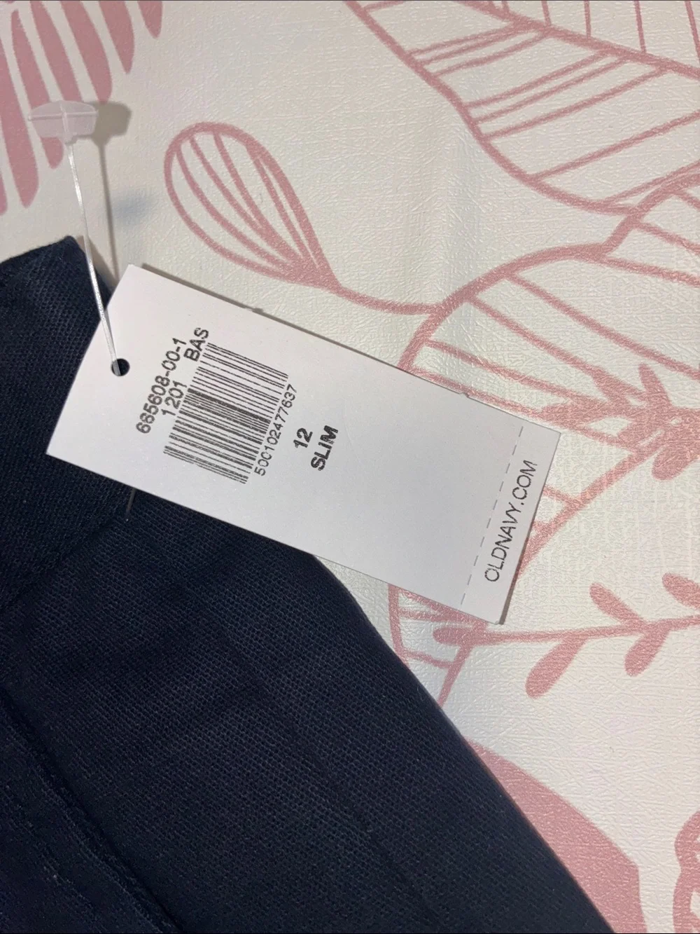 Old Navy Navy Blue Slim Kids Formal Pants